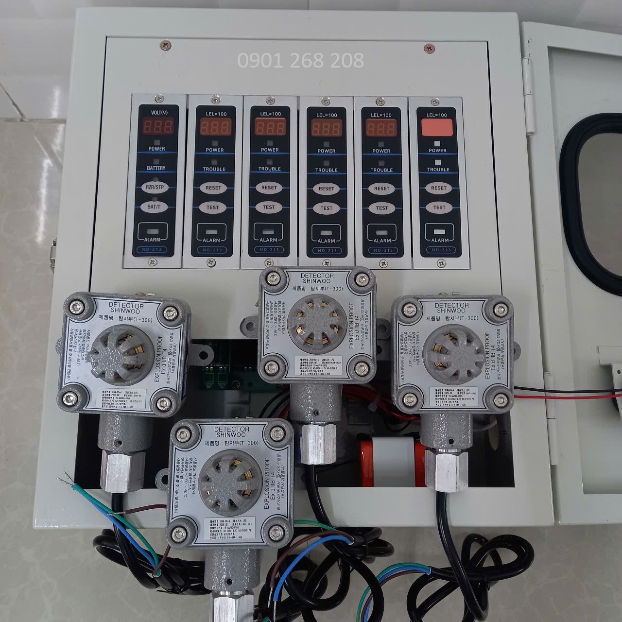 Tu bao rò rỉ gas 4 kenh dau do phong no hàn quốc ND-213